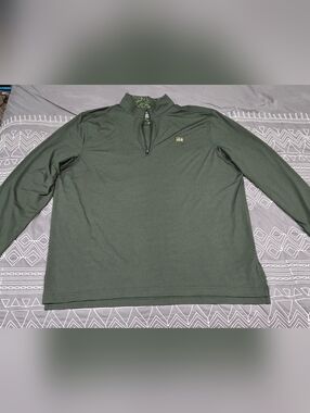 GoodGood Golf Blades Q-Zip Golf Pullover In Sunday Green Size 2XL
